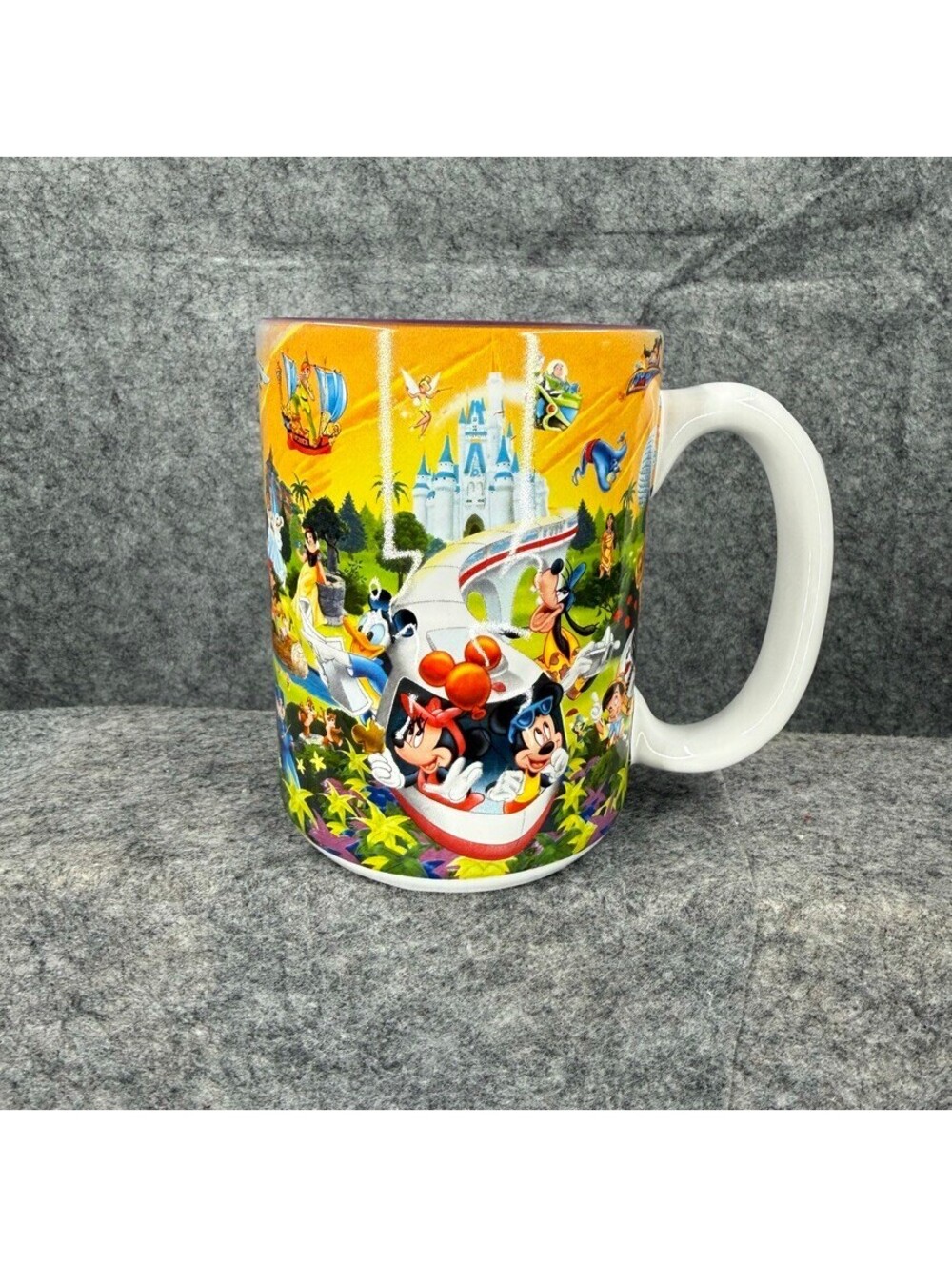 Walt Disney World "Four Parks One World" 3D Monorail Character Mug "Grandma" 234